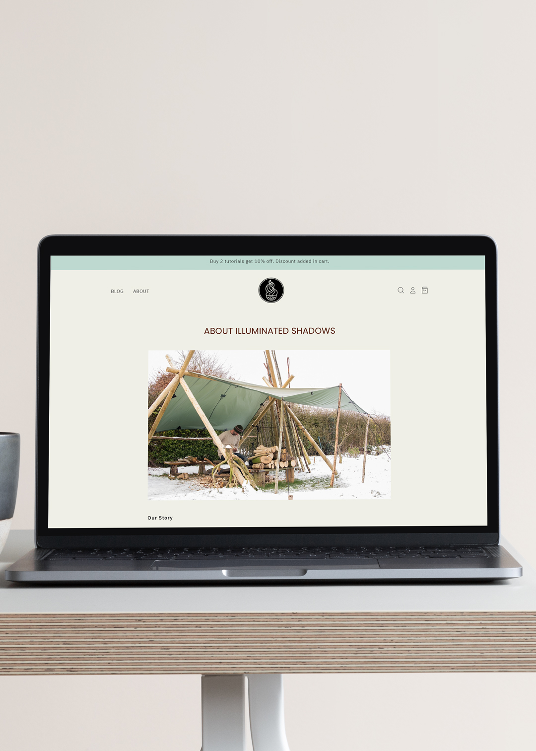 Illuminated Shadows website image